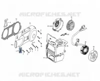 BLOKDEKSEL LINKS / ROTOR / DYNAMO