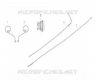 SPIEGELS / KABELS / ACHTERREMPEDAAL
