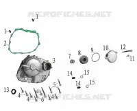 KOPPELINGS DEKSEL / OLIEFILTER