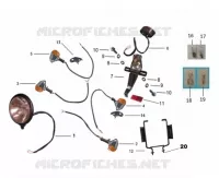 ACHTERLICHT / KOPLAMP / KNIPPERLICHT
