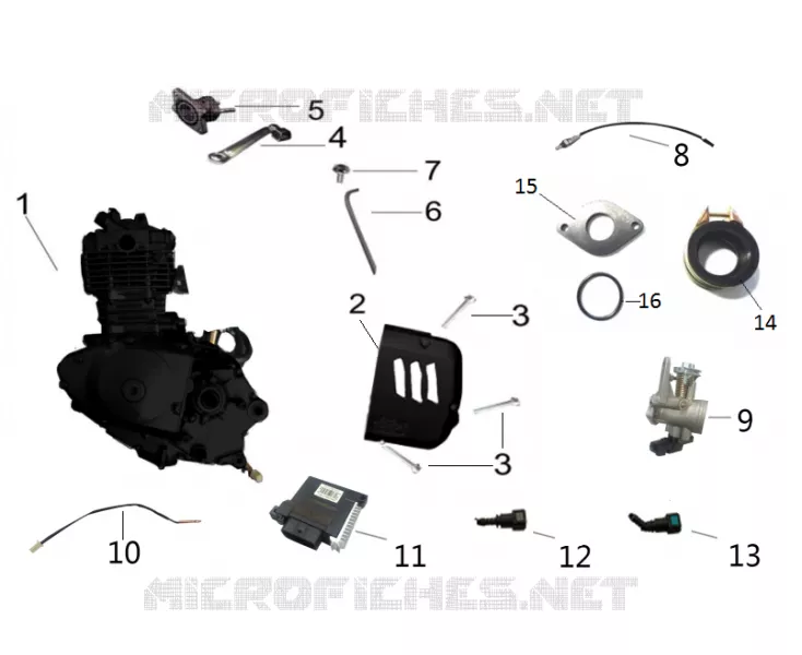 MOTOR ONDERDELEN