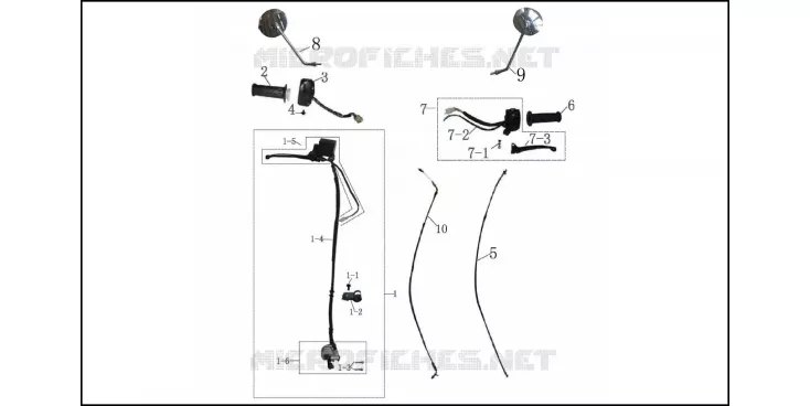 REMMEN / KABEL / STUURSCHAKELAAR