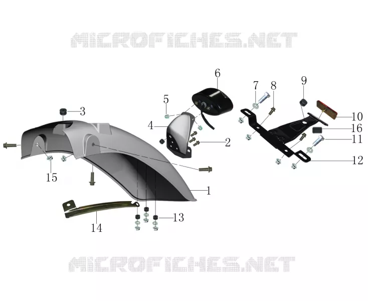 ACHTERSPATBORD / ACHTERLICHT