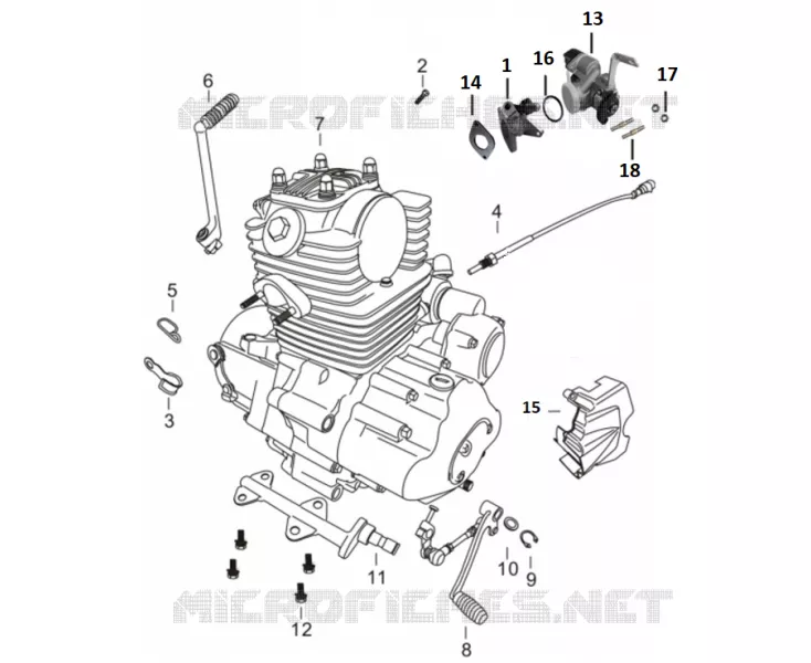 MOTOR ONDERDELEN