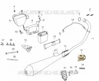 UITLAATSYSTEEM / LUCHTFILTER HUIS / ACCU / GEREEDSCHAP