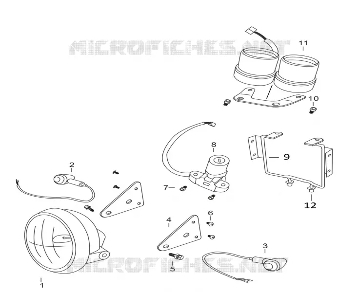 TELLERSET / KOPLAMP / KNIPPERLICHT