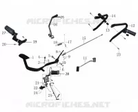 SCHAKELPEDAAL / KICKSTART PEDALEN / REMPEDAAL / VOETSTEUN 