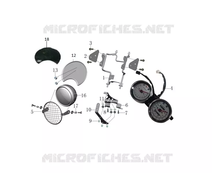 TELLERSET / KOPLAMP