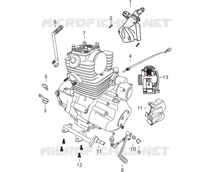 MOTOR ONDERDELEN