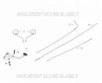 SPIEGELS / KABELS / ACHTERREMPEDAAL