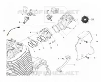 MOTOR / INSPUITING / VERSNELLINGSPEDAAL