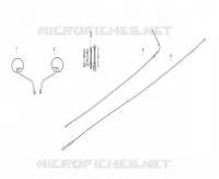 SPIEGELS / KABELS / ACHTERREMPEDAAL