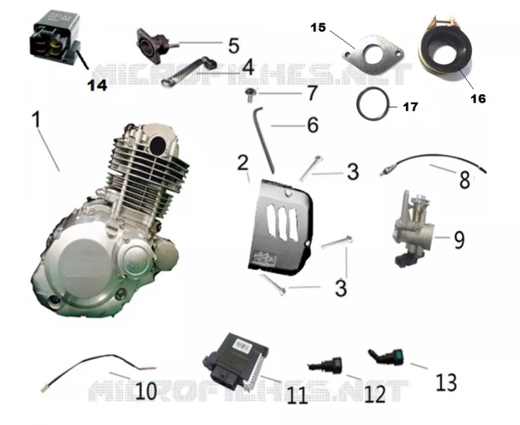 MOTOR ONDERDELEN