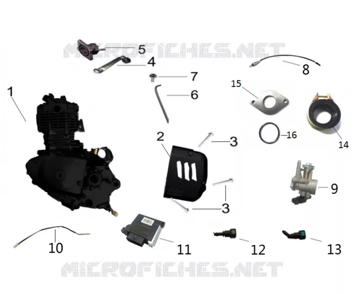 MOTOR ONDERDELEN