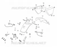 ZIJDEKSELS / ACHTERSPATBORD / ACHTERLICHT / KNIPPERLICHT