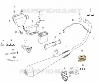 UITLAATSYSTEEM / LUCHTFILTER HUIS / ACCU / GEREEDSCHAP