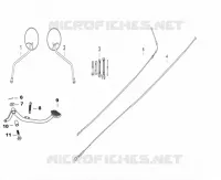 SPIEGELS / KABELS / ACHTERREMPEDAAL