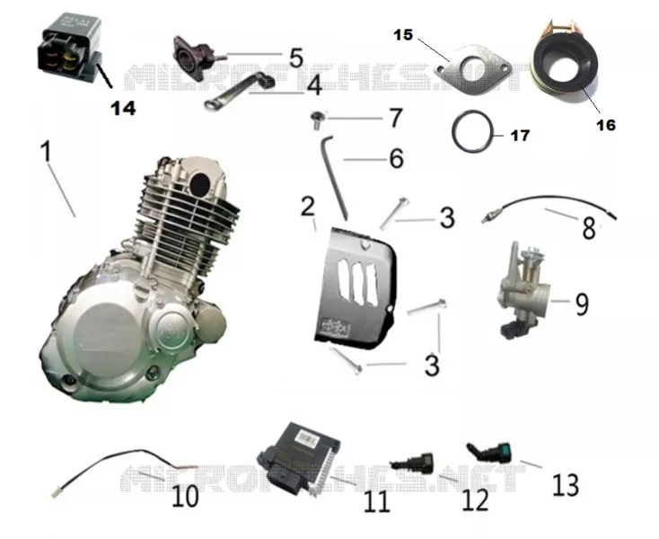 MOTOR ONDERDELEN