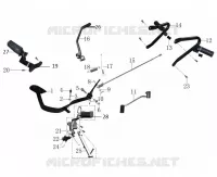 SCHAKELPEDAAL / KICKSTART PEDALEN / REMPEDAAL / VOETSTEUN