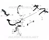 SCHAKELPEDAAL / KICKSTART PEDALEN / REMPEDAAL / VOETSTEUN