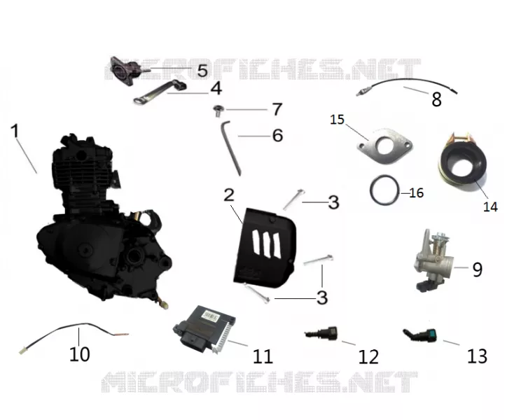 MOTOR ONDERDELEN