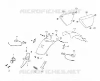 ZIJDEKSELS / ACHTERSPATBORD / ACHTERLICHT / KNIPPERLICHT