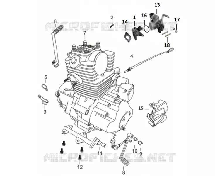 MOTOR ONDERDELEN