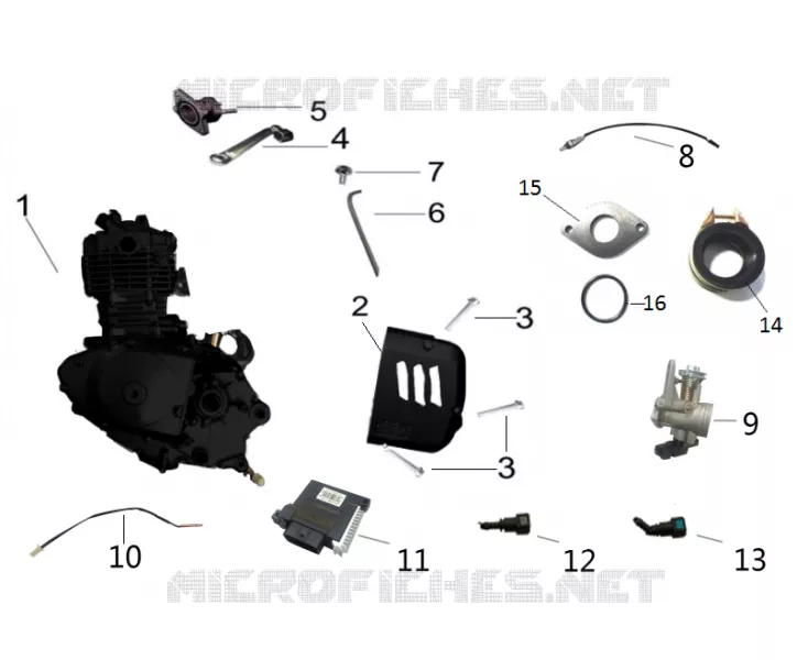MOTOR ONDERDELEN